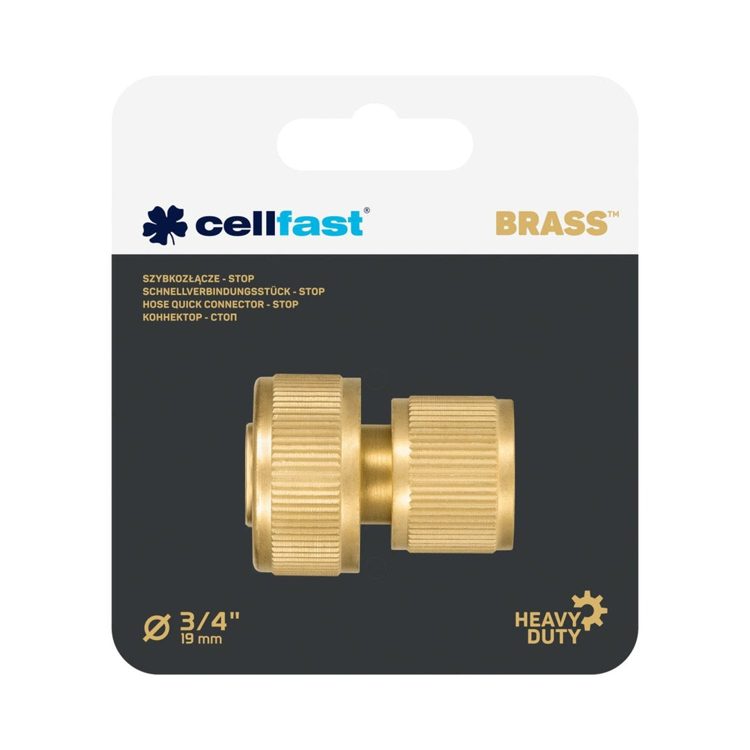 Hurtigkobling 3/4" Cellfast Brass 52-825 messing