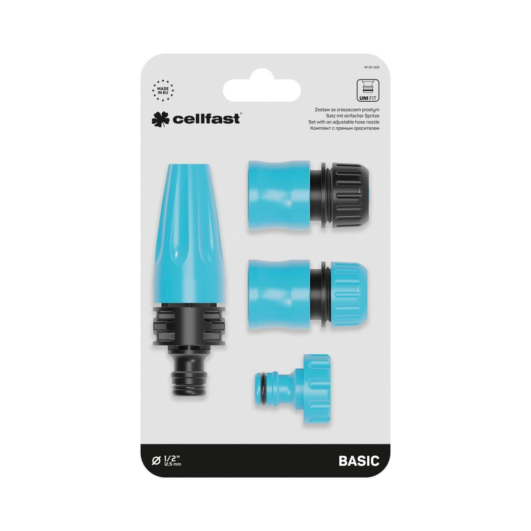 Sæt med lige sprinkler CELLFAST 50-500 1/2" - 5/8"