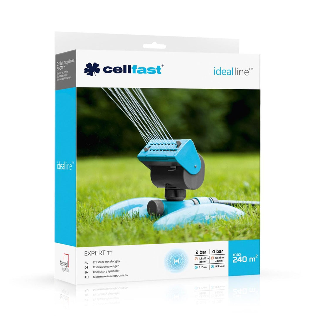 Oscillerende sprinkler på Cellfast Expert Ideal-fod