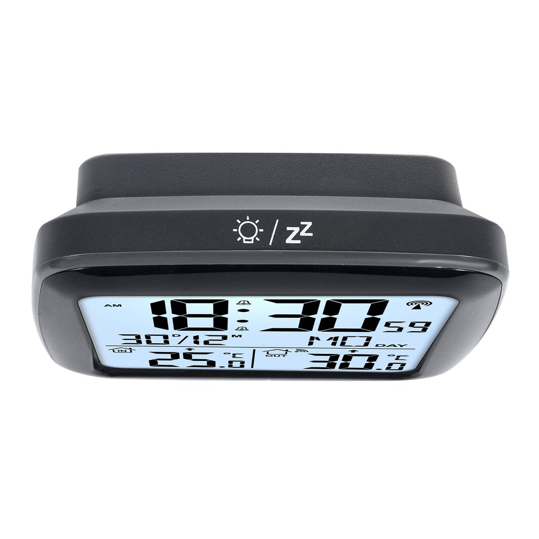 Trådløs vejrstation med DCF-system GreenBlue GB542 kalender, alarm