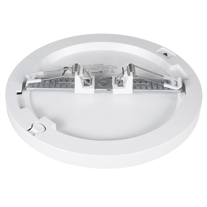 6-i-1 LED-loftsplade, indbygget, ultra slank, 18 W, 3 farver (WW, NW, CW) Led4U LD130 indbygget strømforsyning