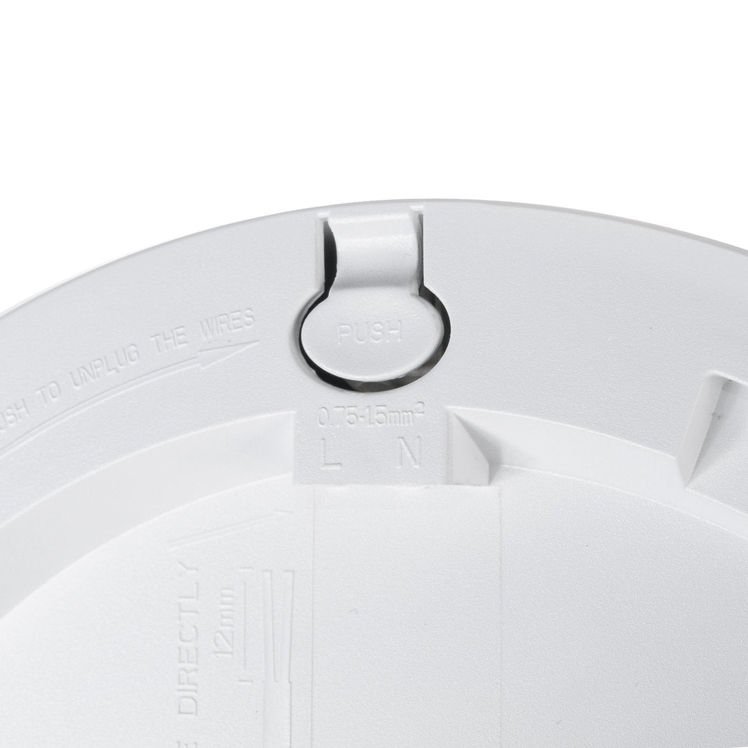 6-i-1 LED-loftsplade, indbygget, ultra slank, 18 W, 3 farver (WW, NW, CW) Led4U LD130 indbygget strømforsyning