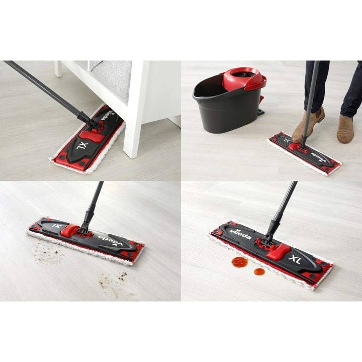 VILEDA ROTERENDE MOPPE Flad Ultramax Turbo XL 42 CM!