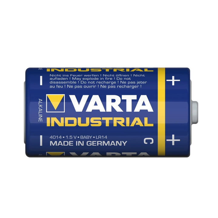 20x Varta Industrial R14/C alkaliske batterier Folie