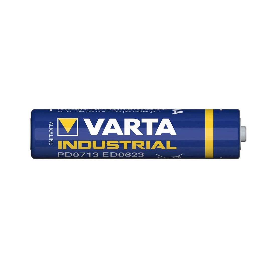 40x Varta Industrial LR03/AAA alkaliske batterier folie