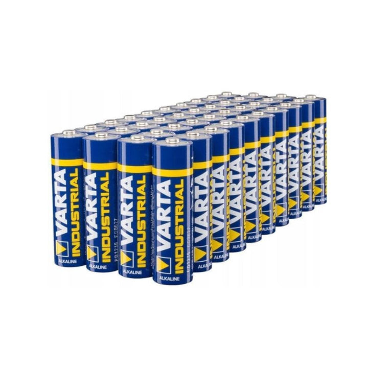 40x Varta Industrial LR6/AA alkaliske batterier Folie