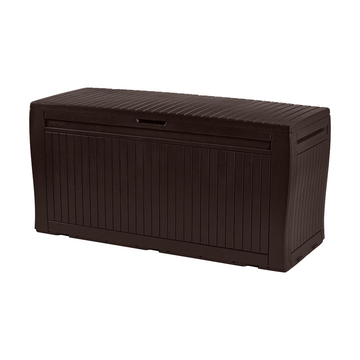 Keter Comfy 270L brun havekasse, rummelig og holdbar