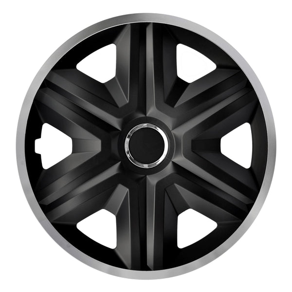 Universal hjulkapsler 14" NRM FAST LUX sølv 4 stk.