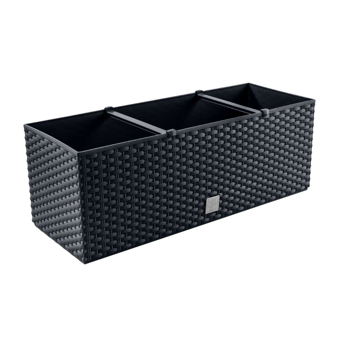 Prosperplast Rato Case DRTC500 S433 rattanplantepotte, antracitgrå