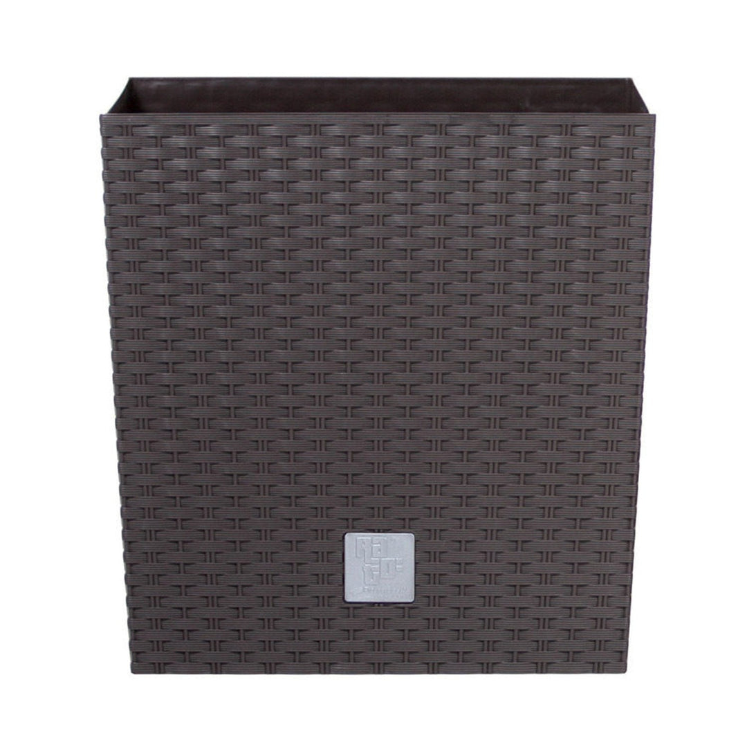 Blomsterkrukke med indsats Prosperplast Rato Low DRTS325L 440U umbra