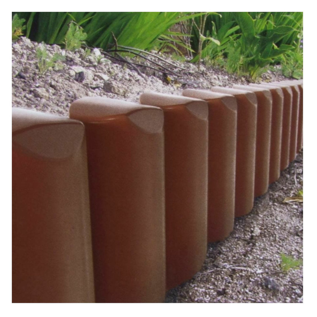 Havepalisade IPBO 2,5 m brun 10 elementer