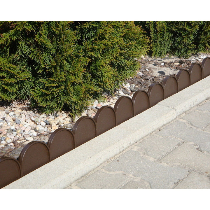 Garden Line IKRA 10 m havekant, mørkebrun