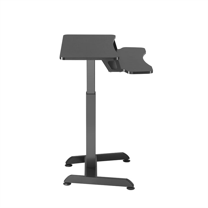 Elektrisk skrivebord, bord, arbejdsstation, højdejustering, Maclean MC-835, maks. højde 122 cm, maks. 37 kg – til stående og siddende arbejde