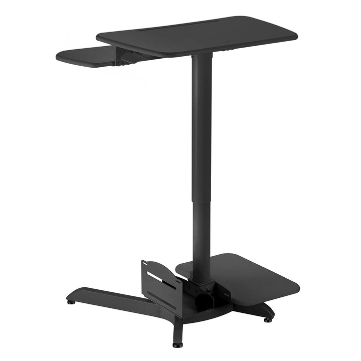 Skrivebord arbejdsstation gasfjeder højdejustering, Maclean MC-848 maks. højde 109 cm – til stående og siddende arbejde
