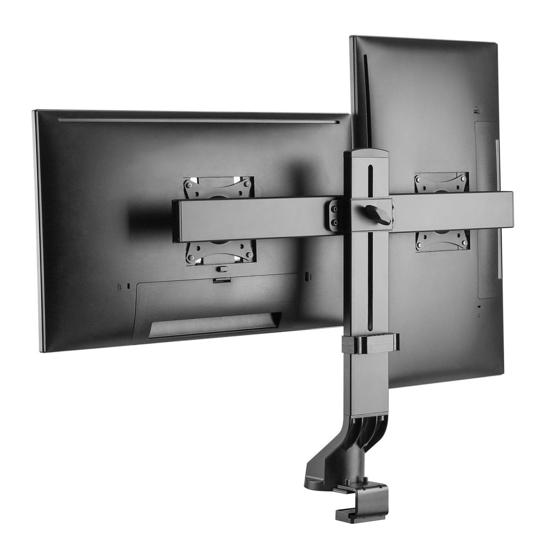Holder til to skærme / dobbelt 17"-27" 14 kg Maclean MC-854 VESA 75x75 100x100 passer til MC-848 og MC-849