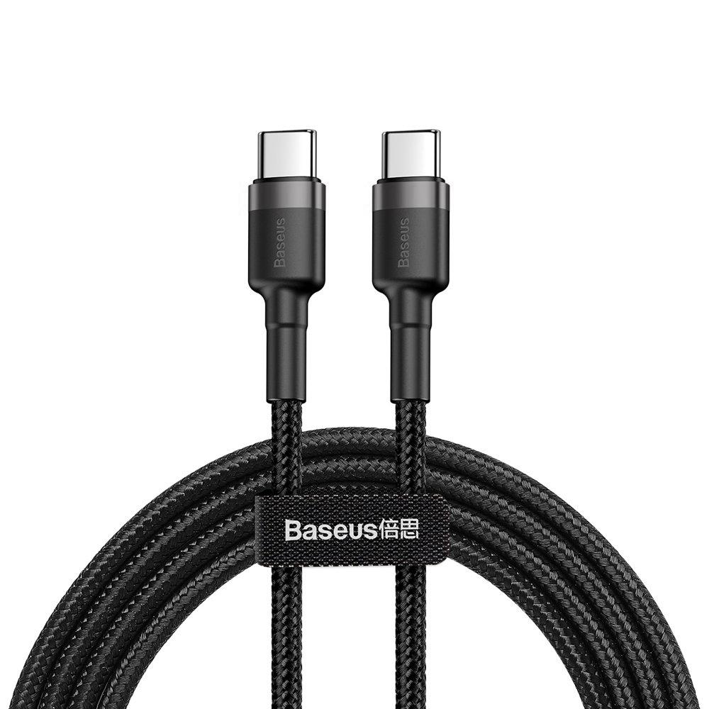 USB Type-C-kabel 1 m flash-opladning PD 60 W 20 V 3 A QC3.0 BASEUS Cafule-serien