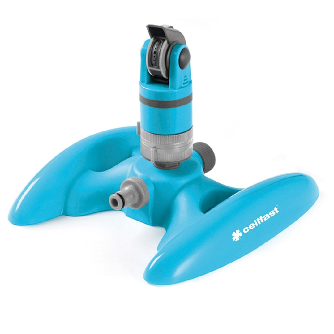 Cellfast Sector Sprinkler MULTI тт IDEAL Multipurpose Rotary Garden Sprinkler Lawn Sprinkling Plastic Hozelock Support