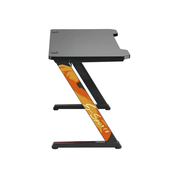 Gaming-skrivebord, sort NanoRS RS120, maks. 50 kg, højde 750 mm