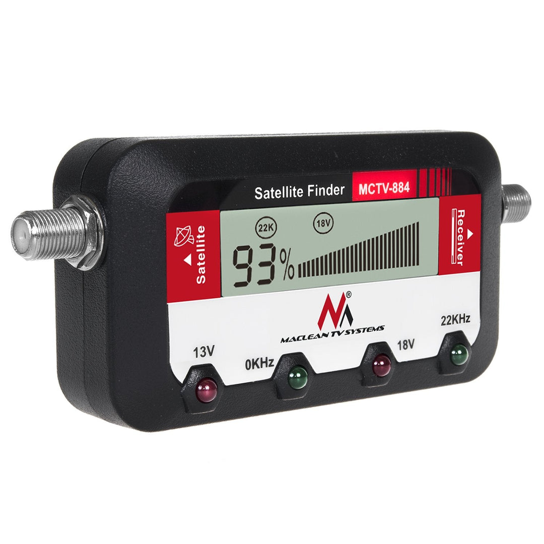 Satellitmåler med digitalt display Maclean MCTV-884 kabel 25 cm F-F