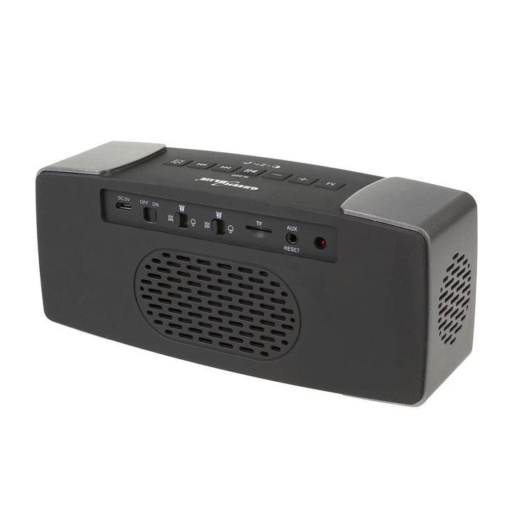 Bluetooth 4.2 radioalarm, FM, aux-in, 6W, temperatur, alarm, ur, 2200mAh batteri GreenBlue GB200
