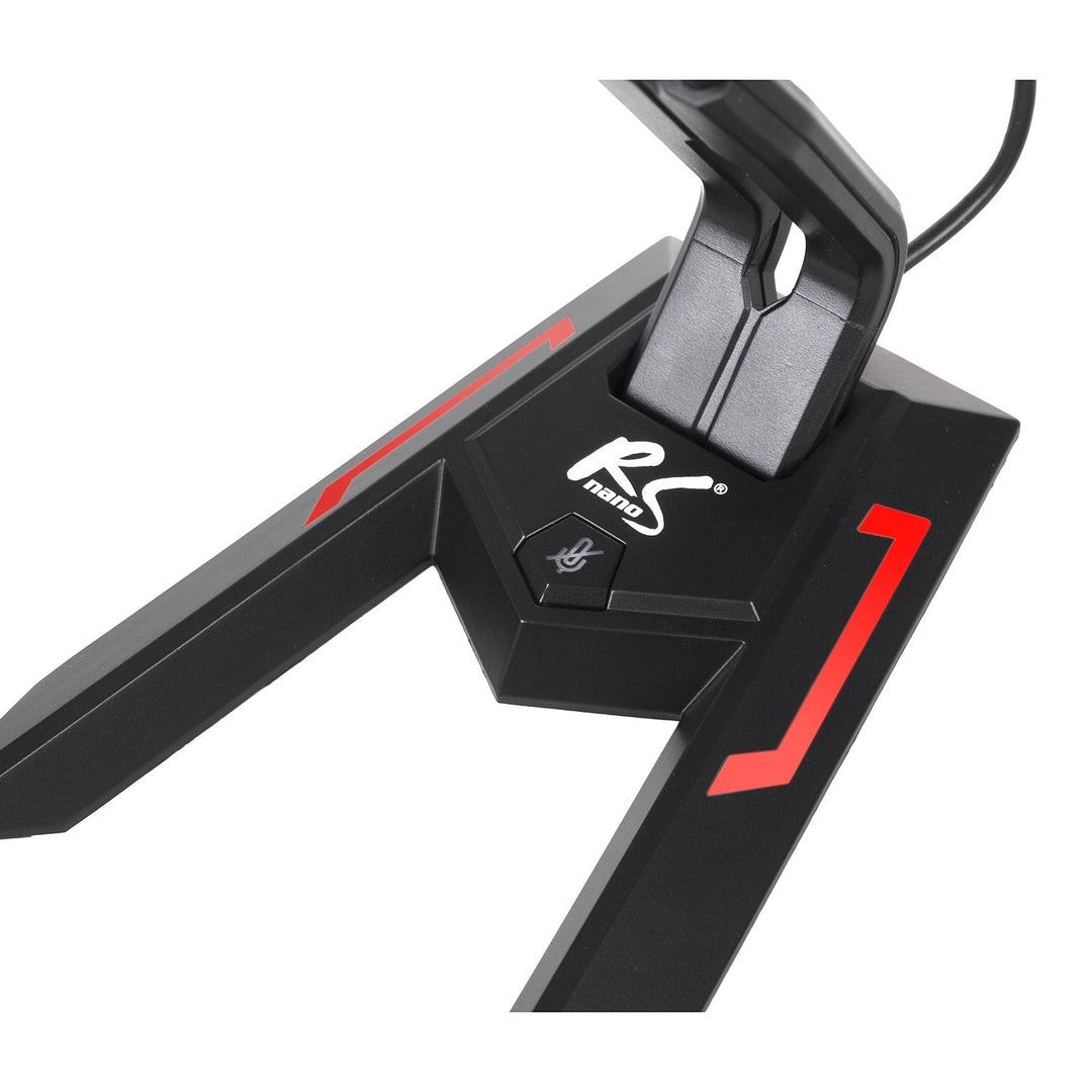 USB-gamingmikrofon med LED YouTube-streaming 1,5 m følsomhed 21 dB+3 dB NanoRS RS710
