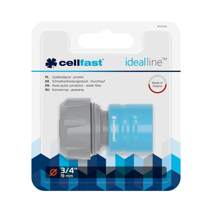 Hurtigkobling 3/4" Cellfast Ideal 50-635, høj kvalitet