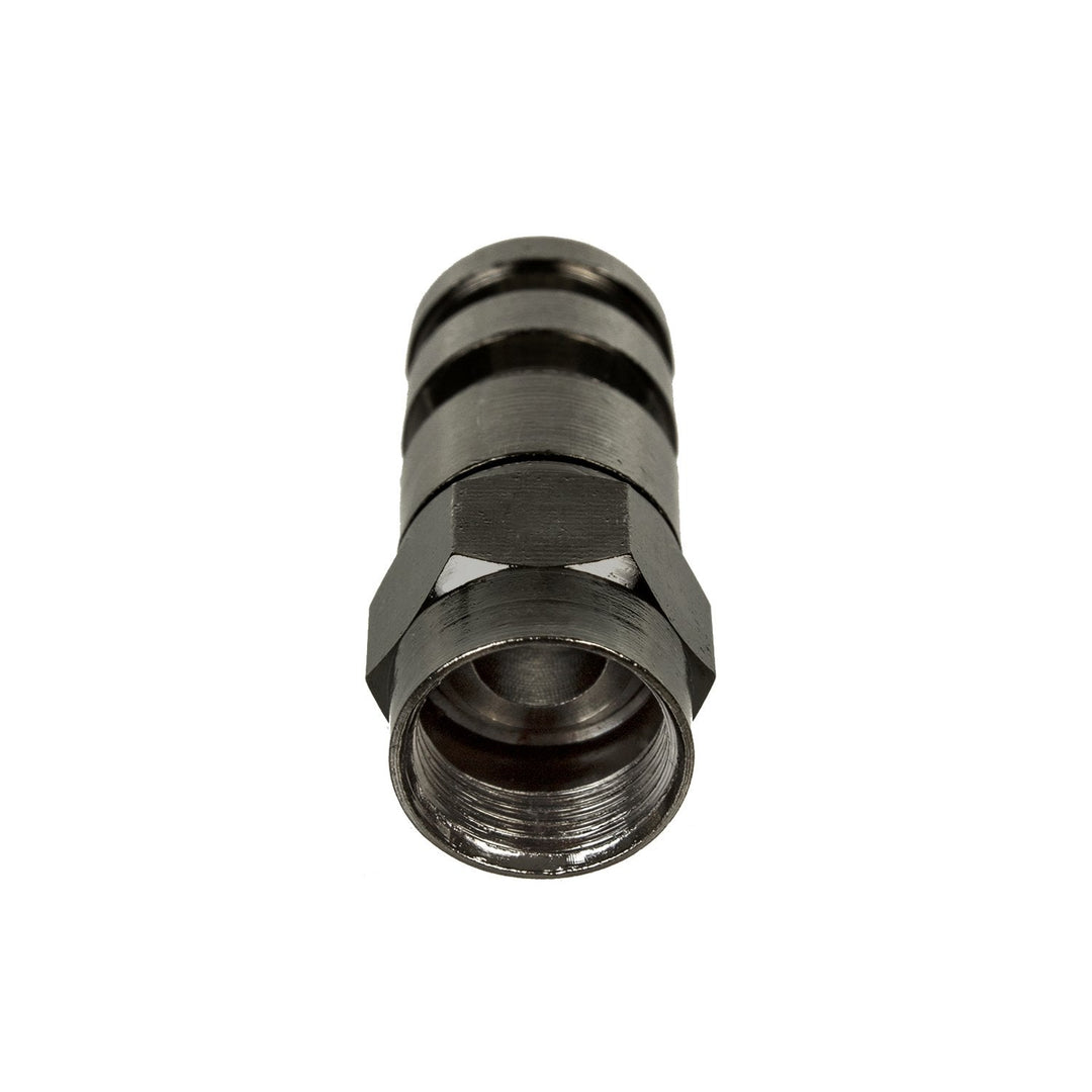 RG-6 professionel sort nikkel Maclean MCTV-916 kompressionsstik