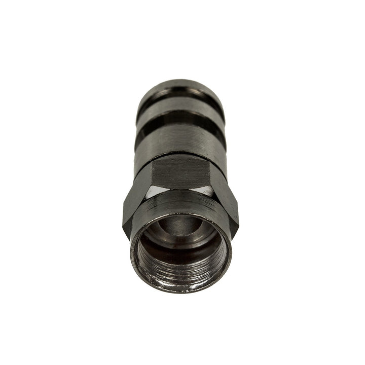 RG-6 professionel sort nikkel Maclean MCTV-916 kompressionsstik