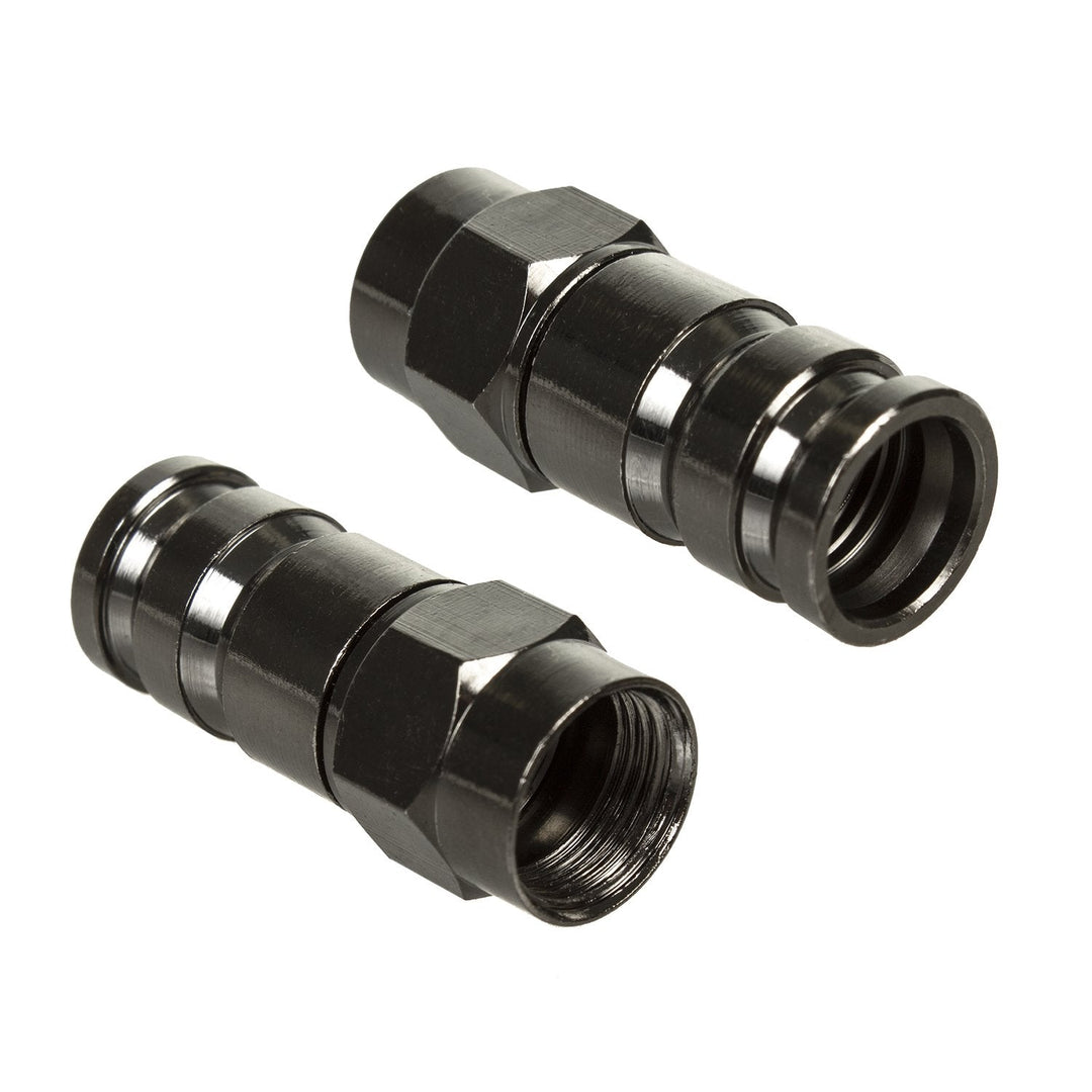 RG-6 professionel sort nikkel Maclean MCTV-916 kompressionsstik