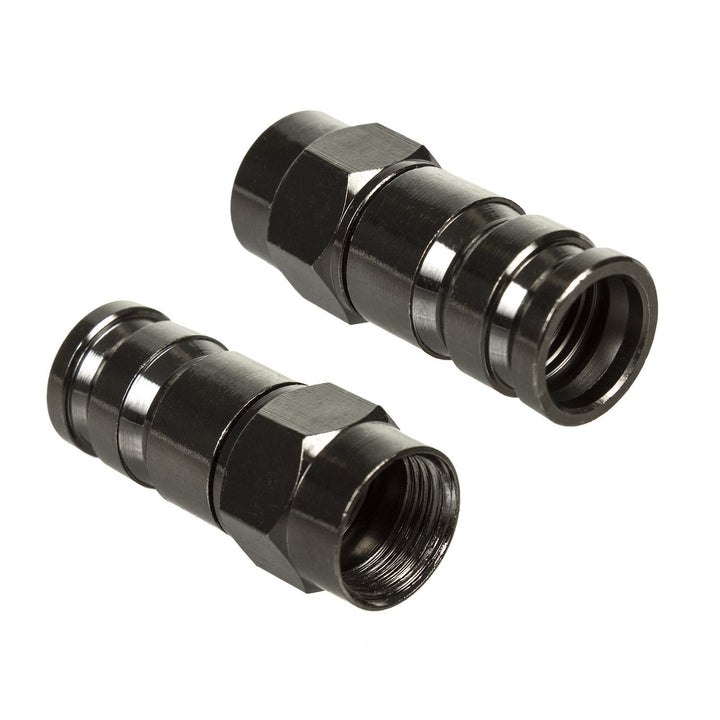 RG-6 professionel sort nikkel Maclean MCTV-916 kompressionsstik