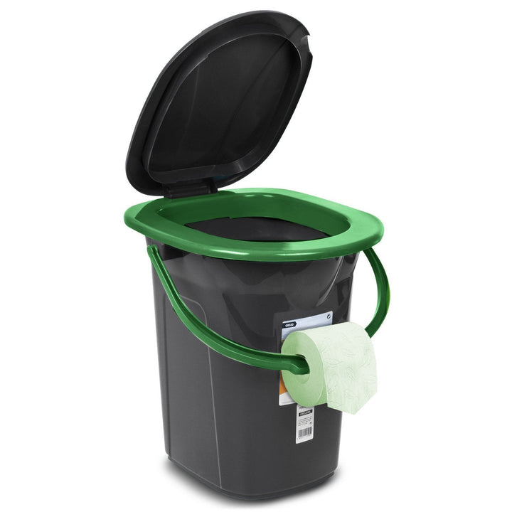 GreenBlue GB320BG turisttoilet, sort og grøn