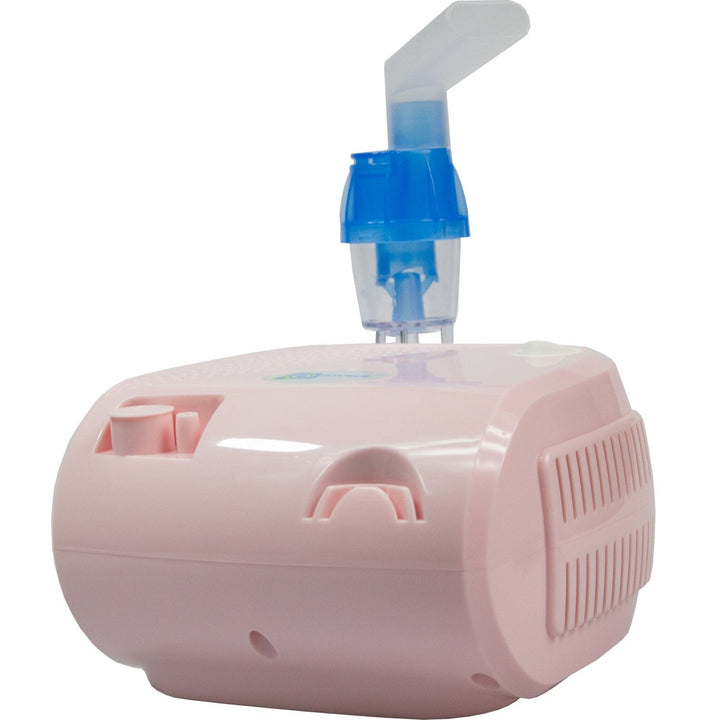 Omnibus inhalator, kontinuerlig drift, 2 masker, ekstra filtre, pudderrosa, BR-CN116B