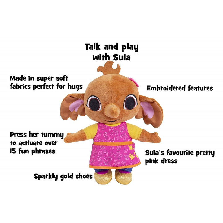 Talende bamse Bing Sula PL elefant 26 cm