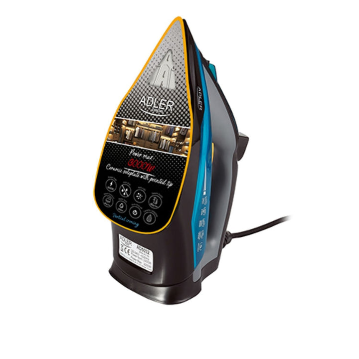 Multifunktionelt dampstrygejern med keramisk sål 3000 W Adler AD 5032