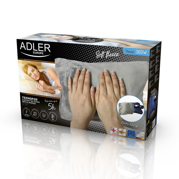 Adler AD 7427 Elektrisk varmepude med blødt fleecebetræk