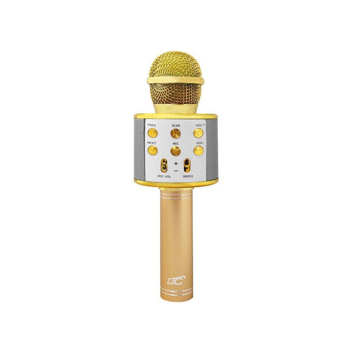Bluetooth-mikrofon med højttaler LTC MIC100 rosa-guld