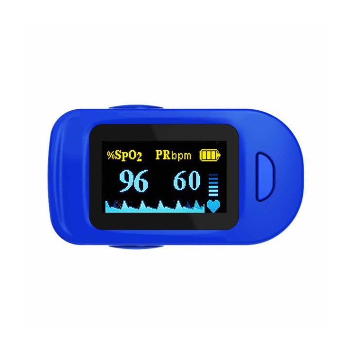 Tech-Med TM-PX30 pulsoximeter, sort OLED-display