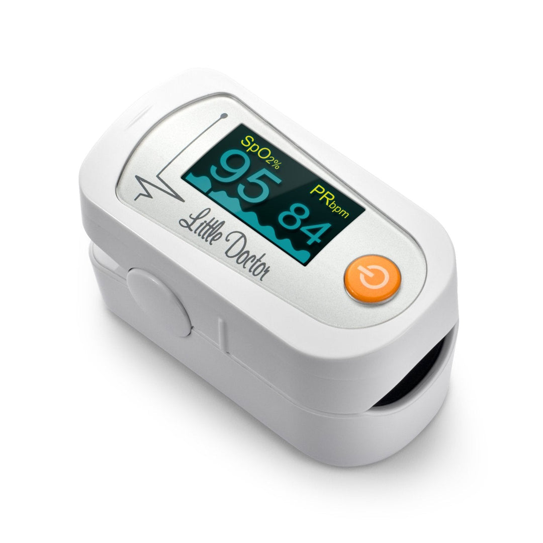 Little Doctor MD300C23 pulsoximeter, inklusive batterier