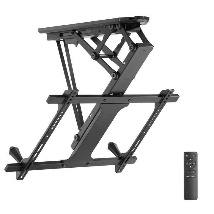 Elektrisk TV-holder til loft, til skrå vægge 32"-70" 35 kg maks. fjernbetjening Maclean MC-880 maks. VESA 600x411