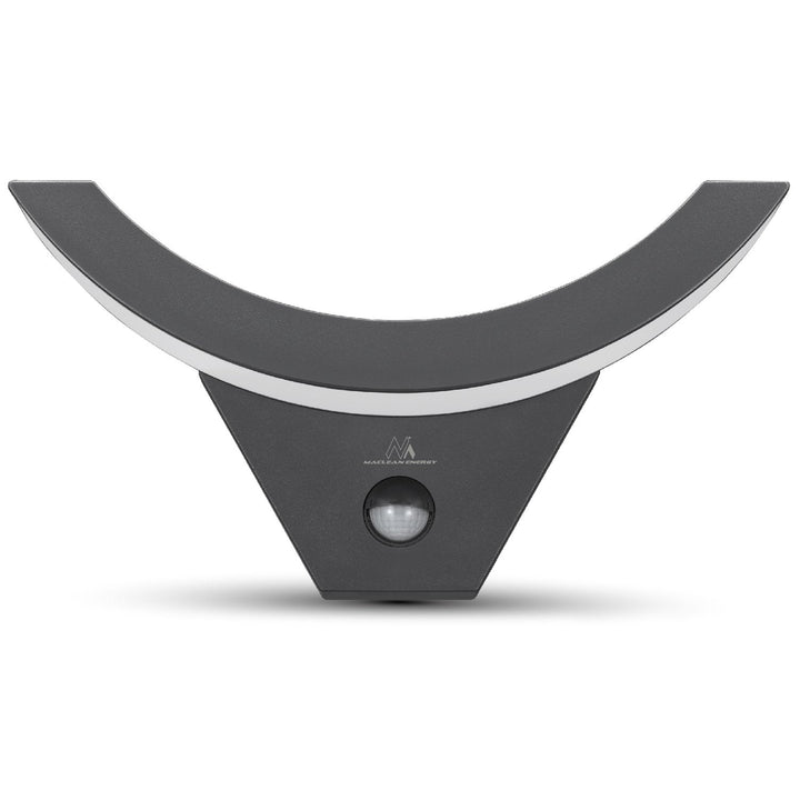 LED-lampe med infrarød bevægelsessensor MCE290 GR 800 lm 10 W IP54 Maclean Energy, farve: grå