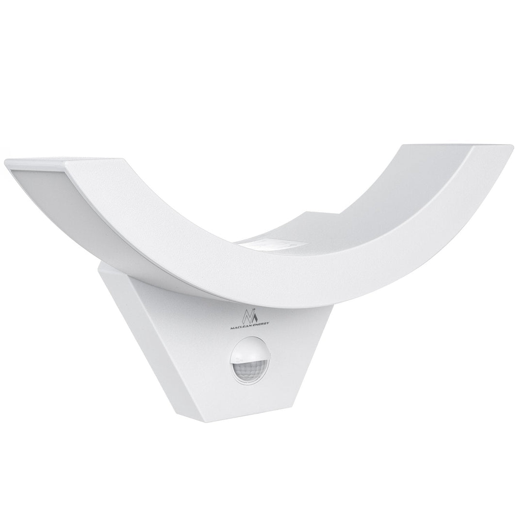 LED-lampe med infrarød bevægelsessensor MCE290 W 800lm 10W IP54 Maclean Energy, farve: hvid