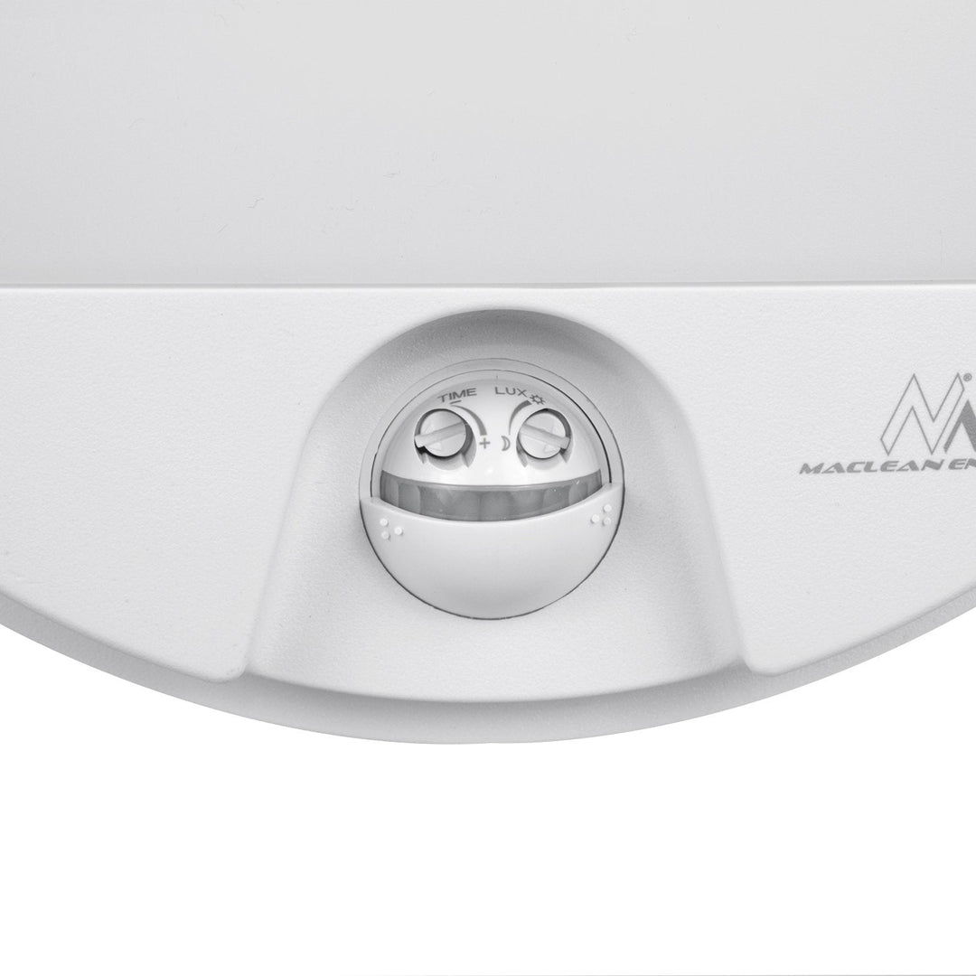 LED-lampe med infrarød bevægelsessensor MCE291 W 1100 lm 15 W IP54 Maclean Energy, farve: hvid