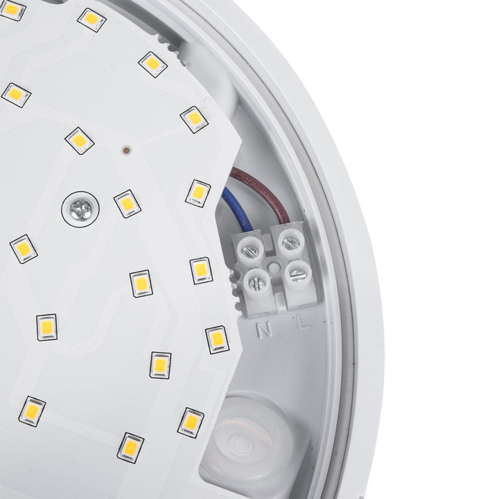 LED-lampe med infrarød bevægelsessensor MCE291 W 1100 lm 15 W IP54 Maclean Energy, farve: hvid