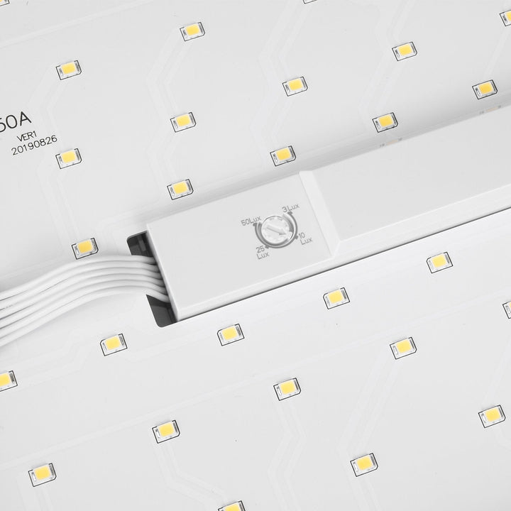 Maclean LED-lampe, husnummer, med skumringssensor, hvid, maks. 10 W, IP65, neutral farve (4000 K), maks. 1000 lm, MCE292 W