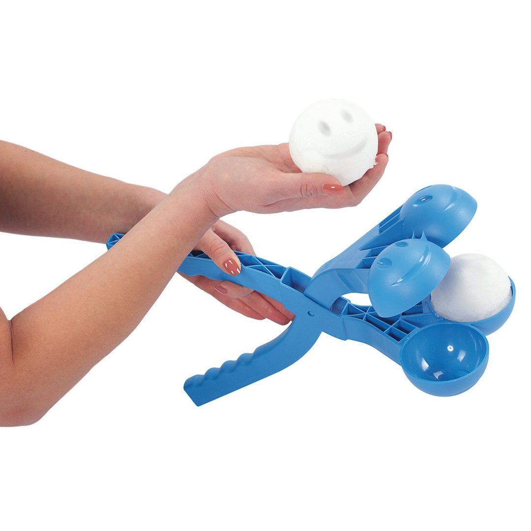 Snowballee 2 blå sneboldautomat – udstyret med dobbelt beholder