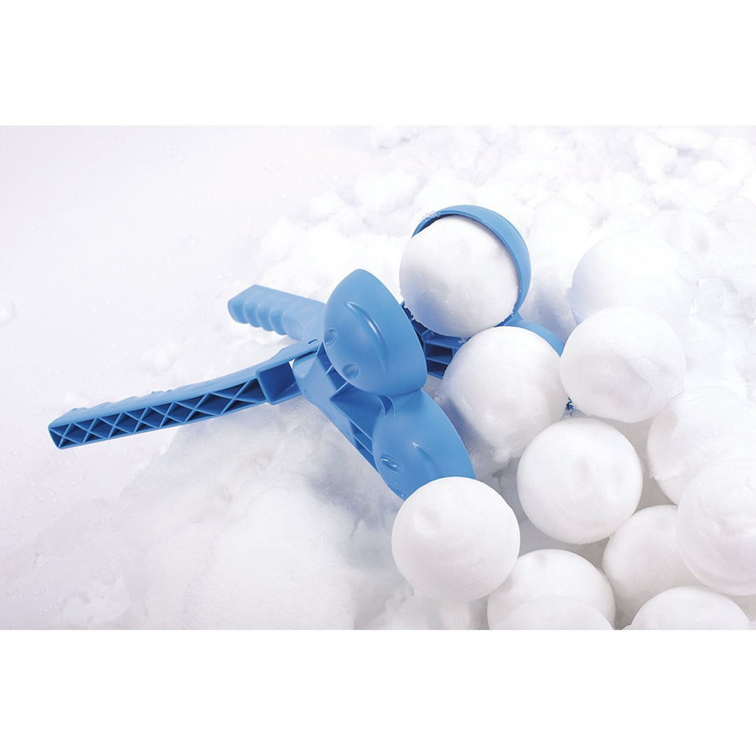 Snowballee 2 blå sneboldautomat – udstyret med dobbelt beholder