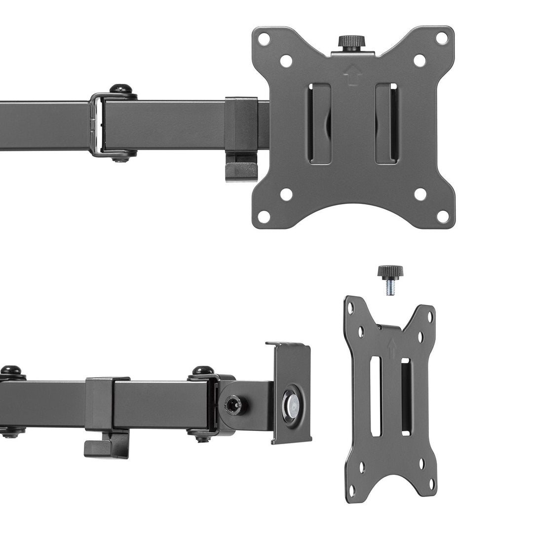 Bordholder til 2 LCD-skærme Maclean MC-884 17-32" 2x 8 kg (maks. 16 kg) VESA 75x75 og 100x100
