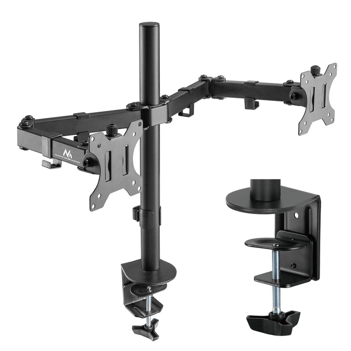 Bordholder til 2 LCD-skærme Maclean MC-884 17-32" 2x 8 kg (maks. 16 kg) VESA 75x75 og 100x100