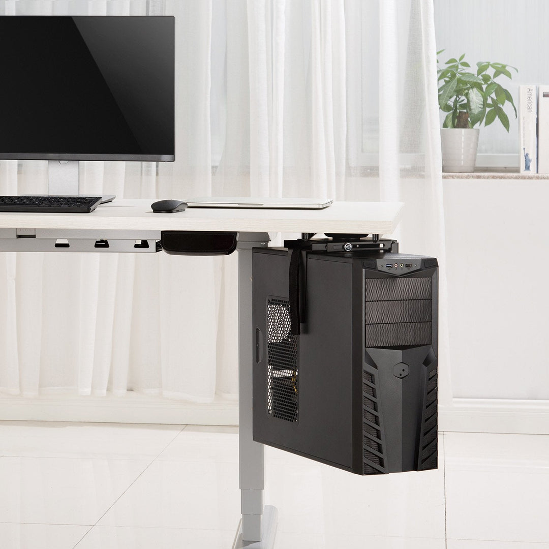 Maclean MC-885 B computerholder, sort, justerbar, maks. 10 kg.