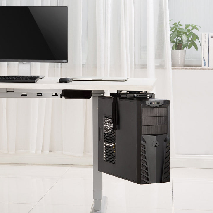Maclean MC-885 B computerholder, sort, justerbar, maks. 10 kg.